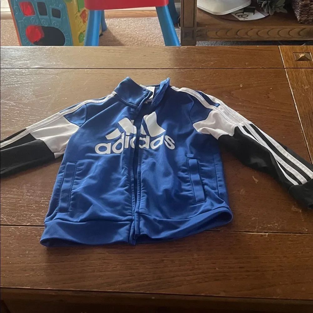 Adidas Blue Jacket with Logo